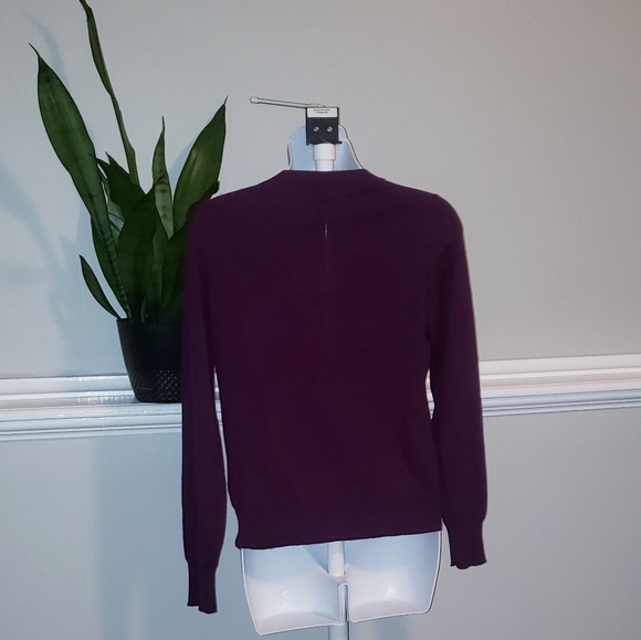 Banana Republic Purple Cardigan Size Medium - Picture 3 of 6